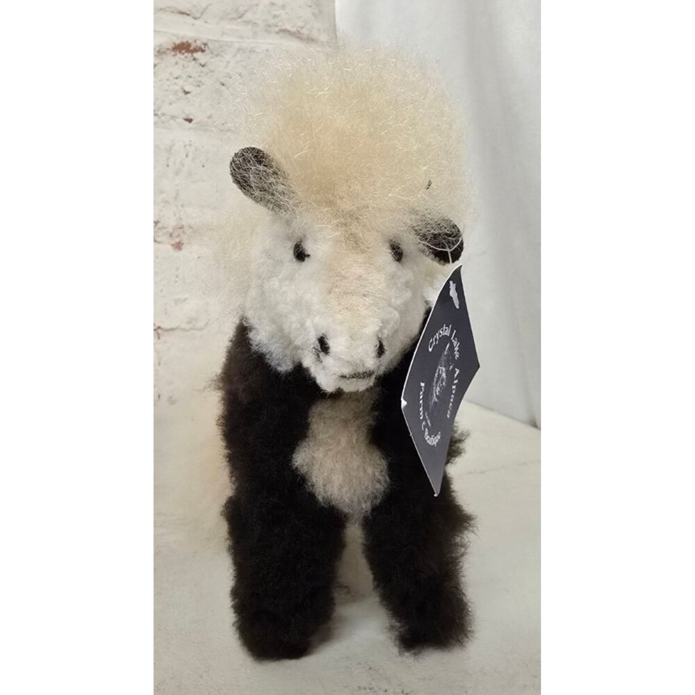 Handcrafted Alpaca Wool Stuffed Animal By Crystal Lake Alpacas - Picture 3 of 7